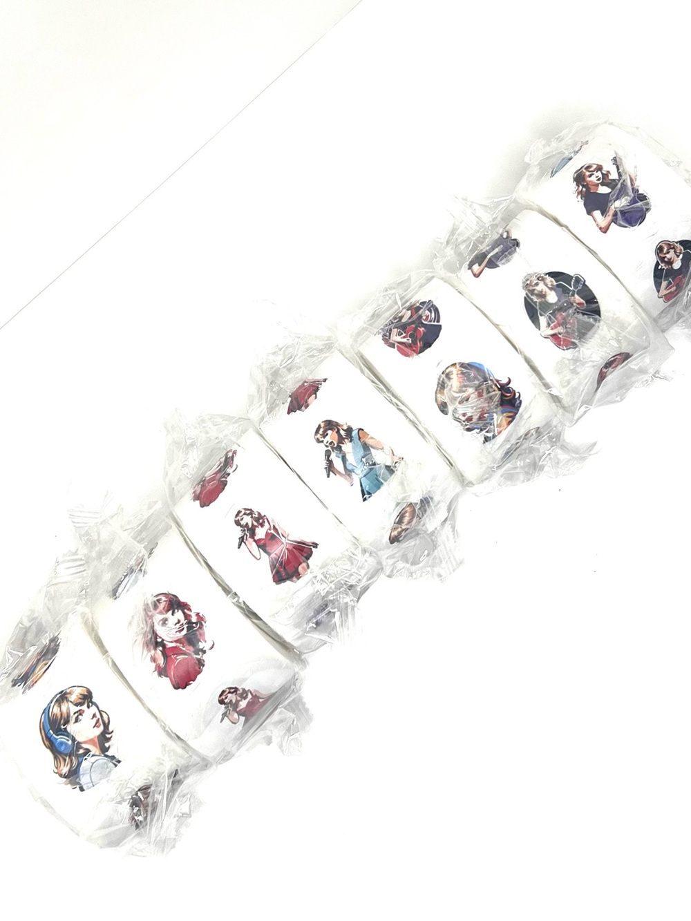 Taylor Swift Sticker Rolls - White Background, Multi-design  Prints New!